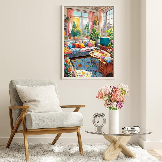 Puzzles for Adults 500 Pieces, Jigsaw Puzzle for Adults, Fun Challenging Family Puzzle -Living Room Corner Puzzles Game, Interlock Perfectly No Dust, Gifts for Friends Parents Father's Day