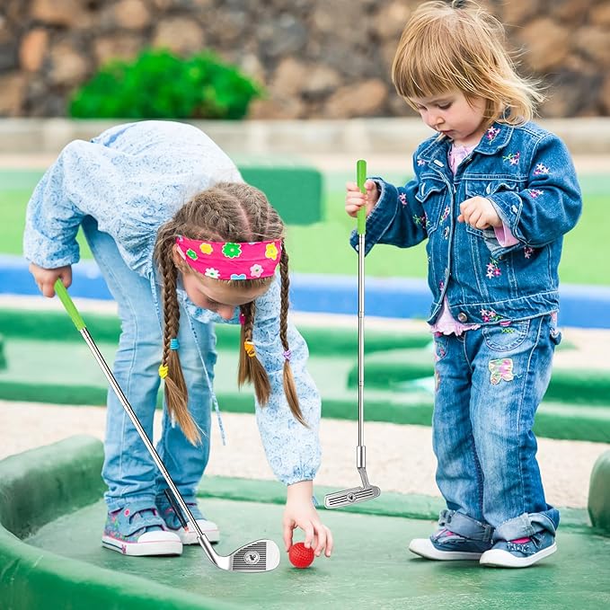 Liberry Kids Golf Clubs for 3 4 5 6 Years Old, Retractable Toddler Golf Set with Storage Bag, Outdoor Indoor Sports Toy for Boys Girls Birthday Gifts