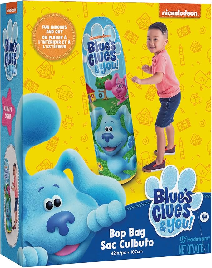 Hedstrom Blue's Clues & You Bop Bag Inflatable Punching Bag, 42 Inch, (56-9114)
