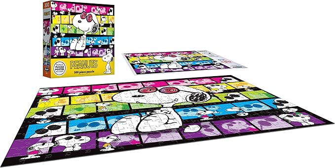 RoseArt - Peanuts - Peanuts Cast of Characters - 300 Piece Jigsaw Puzzle for Adults