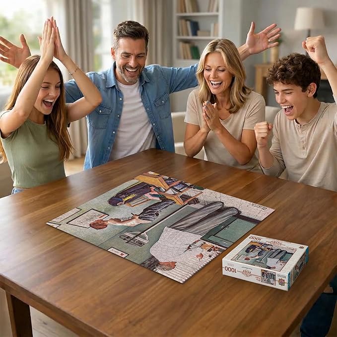 MasterPieces 1000 Piece Jigsaw Puzzle for Adults, Family, Or Youth - at The Doctor - 25"x25"
