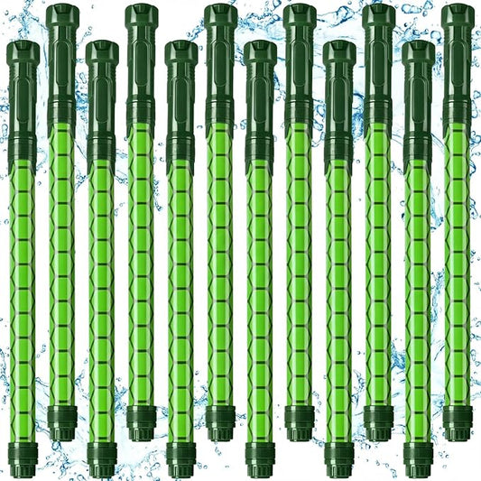 12 Pcs Green Turtle Shell Pattern Water Gun Party Favors Summer Activity 15.75 in Water Gun Blasters Toys for Kids Outdoor Swimming Pool Backyard Beach Games