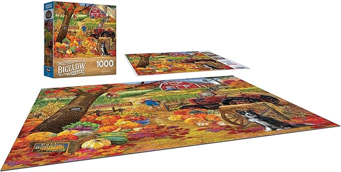 RoseArt - Chris Bigelow - Fall Harvest - 1000 Piece Jigsaw Puzzle for Adults