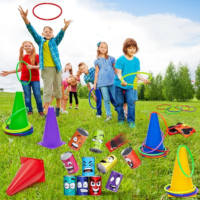 3 in 1 Bean Bag Toss Outdoor Toys for Toddlers Kids, Cornhole Outside Toys, Carnival Game Toodler Outdoor Indoor Gift for Birthday or Christmas for Ages 3-12 (Animal)