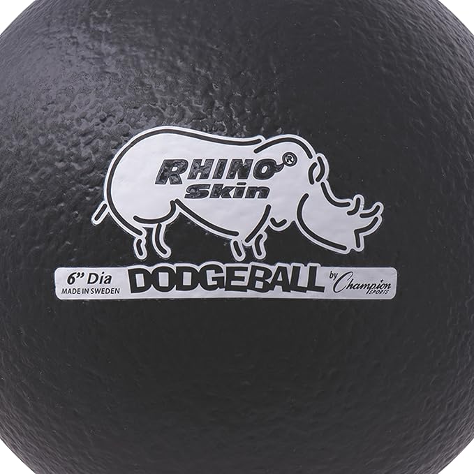 Champion Sports® Rhino Skin® Low Bounce Dodgeball Sets & Singles for Playground, PE, Backyard & League Games – Team Sports Equipment for Youth & Adults