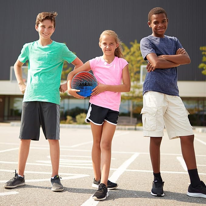 Franklin Sports Kids Playground Balls - Rubber Kickballs + Playground Balls For Kids - Great for Dodgeball, Kickball, 4 Square + Schoolyard Games - 8.5” Diameter