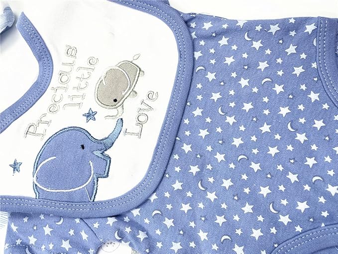Reborn Baby Doll Clothes Little Elephant 5pcs Outfit Set for 20-23 inches Reborn Baby Boy Doll Clothes Accessories