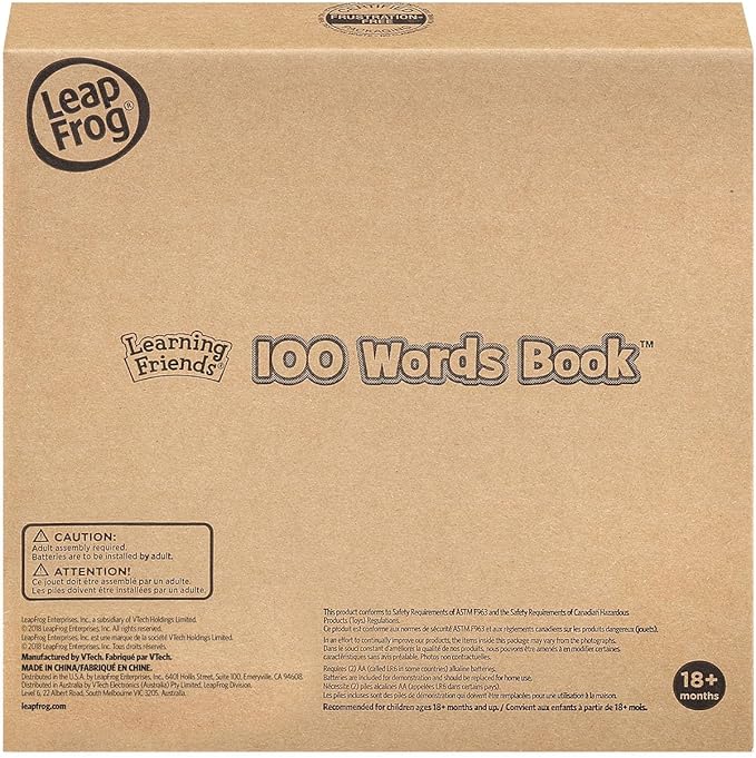 LeapFrog Learning Friends 100 Words Book (Frustration Free Packaging), Green