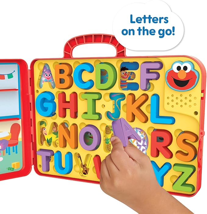 Sesame Street Elmo’s Learning Letters Bus Activity Board, Preschool Learning and Education