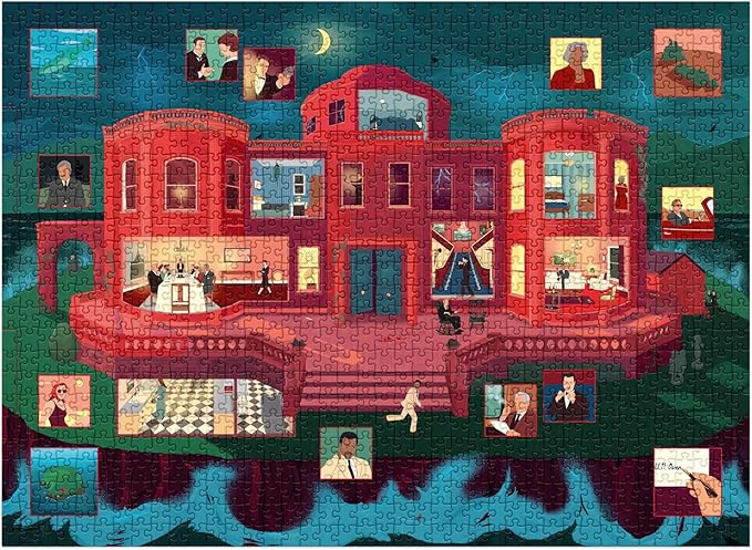 The World of Agatha Christie: and Then There were None: A 1000-piece Jigsaw Puzzle Illustrated by Ruby Ash