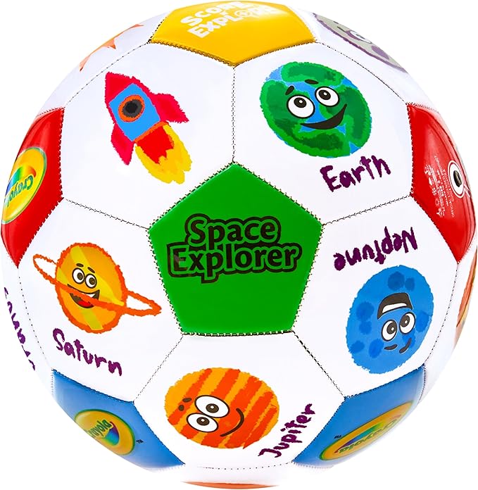 Crayola Official Soccer Ball - Unisex Kids - Galaxy Size 5