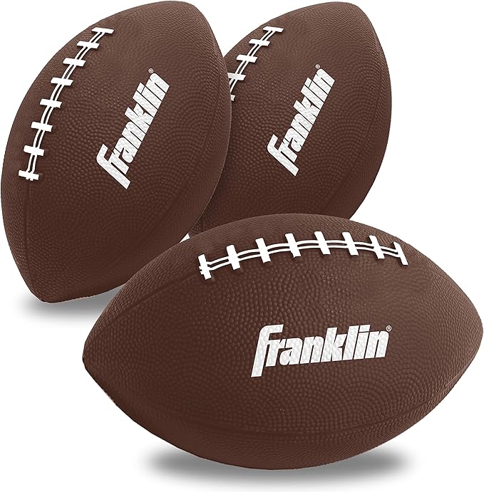 Franklin Sports Kids Football Target Toss Game - Inflatable Throwing Target Toy with Soft Mini Footballs - Fun Kids Sports Game