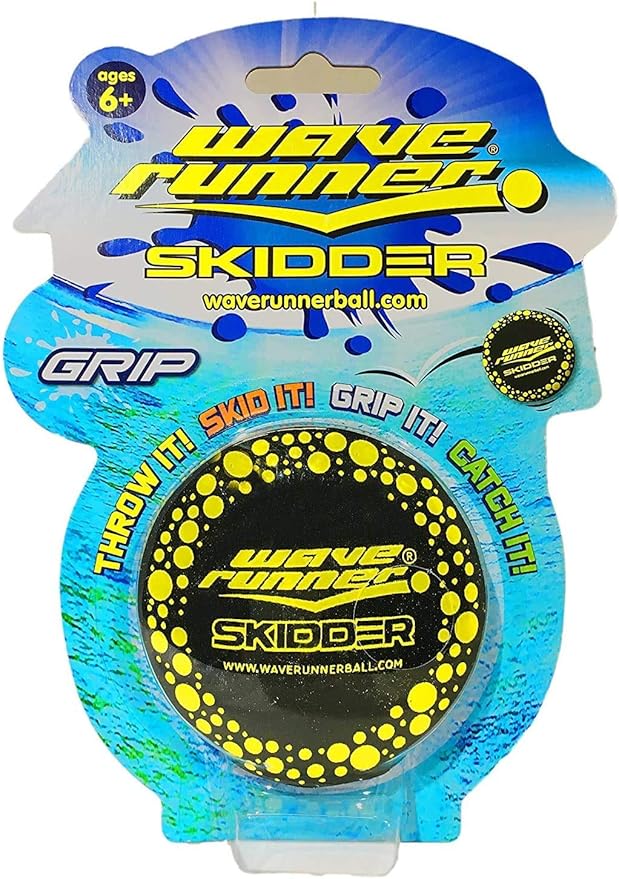 Wave Runner Water Bouncing Frisbee- Disc That Bounces, Skids, and Skips On Water | The Perfect Beach and Pool Toy (Color May Vary)