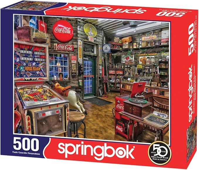 Springbok's 500 Piece Jigsaw Puzzle Good Nabor Stores - Made in USA