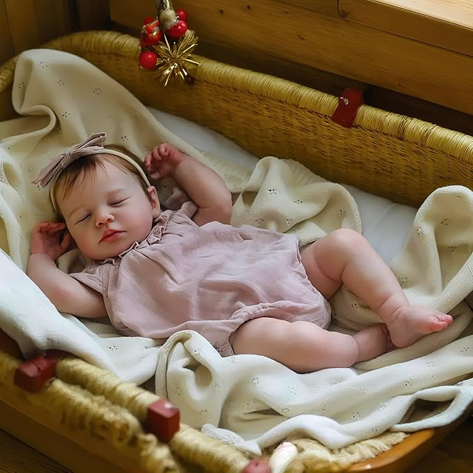 Zero Pam Reborn Baby Dolls-20 in Reborn Baby Dolls Silicone Full Body, Anatomically Correct Realistic Babys Doll, Full Silicone Real Life Newborn Doll (Modern)