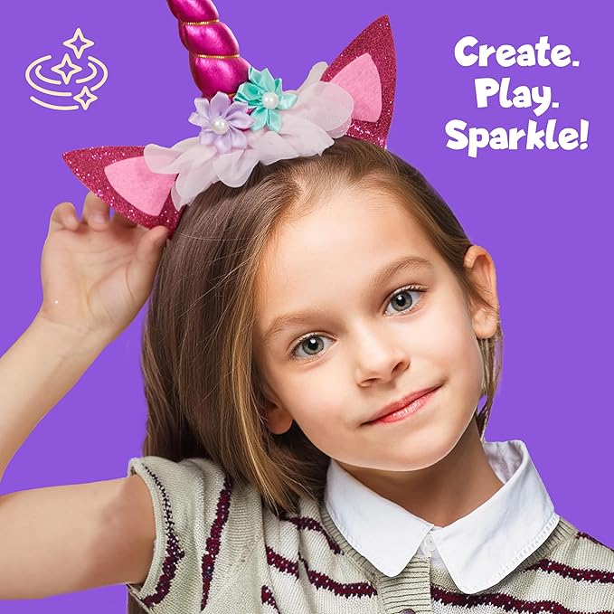 Unicorn Craft Kit for Girls - 10 Projects - Gifts for 5 Year Old Girl - Arts and Crafts for Kids 4-8 - Toys for Ages 5-7 - 4 5 6 7 8 Year Old Girl Birthday Gift - Unicorn Toys for Girls Age 4-6
