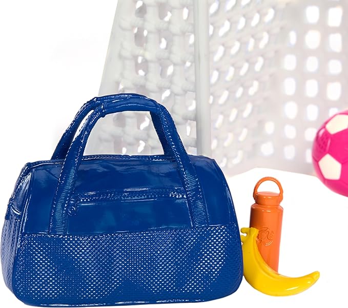 Barbie Careers Dolls & 15 Accessories, Soccer Player Playset Brooklyn” & Blonde Petite Player Dolls, 2 Nets, 2 Balls & More