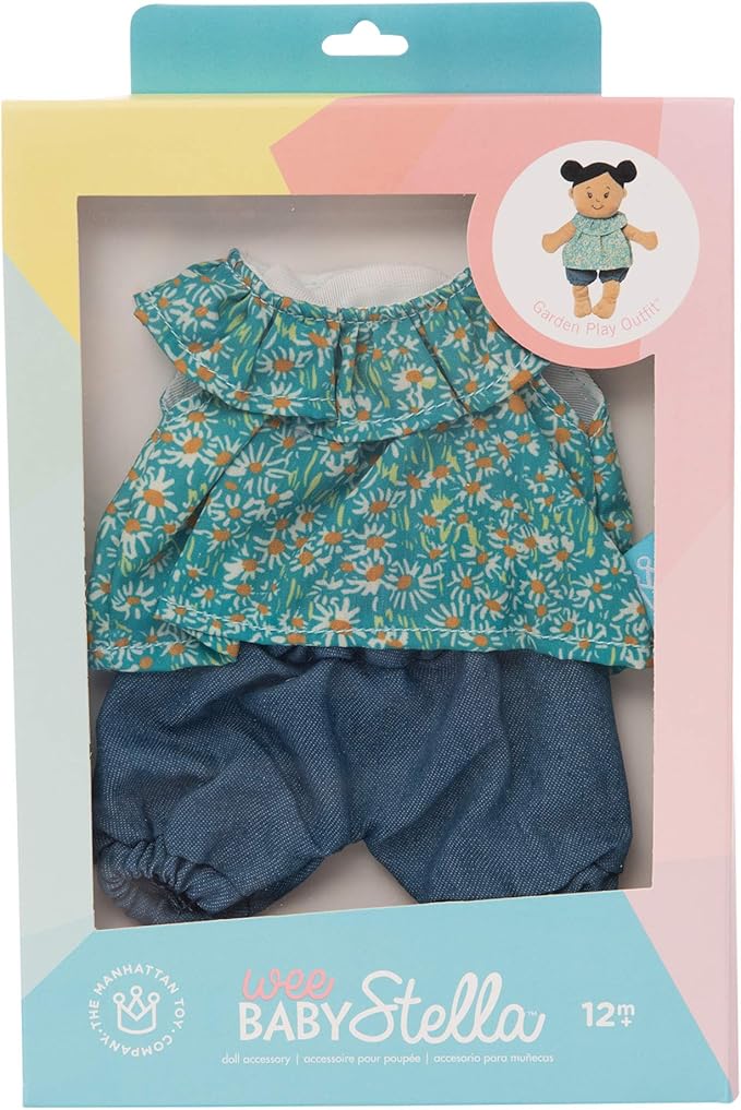 Manhattan Toy Wee Baby Stella Garden Play Baby Doll Clothes for 12" Dolls