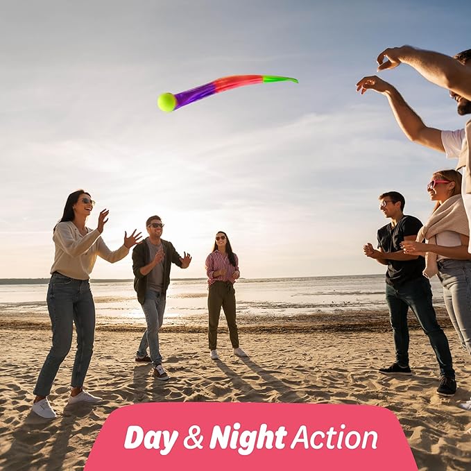 Light-up Slingtail Ball Toy - Easter Basket Stuffers for Teens - Toys for Boys Ages 8 9 10 11 12 13 - Teen Boys Gift Ideas - 12 Year Old Boy Gifts - Cool Summer Beach Outdoor Games for Kids, Teenage