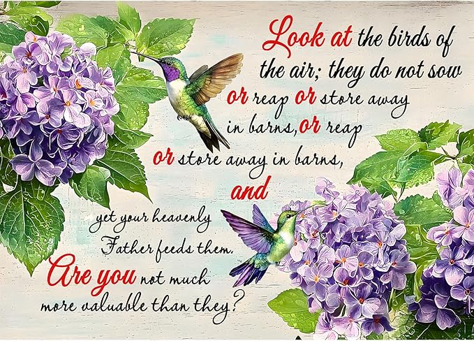 Puzzles for Adults 1000 Pieces, Christian Bible Jigsaw Puzzles - Hummingbird's Whisper, Impossible Christian Bible Puzzle for Seniors Families, 27.56x19.69 Inches, 1:1 Poster, Letter on The Back