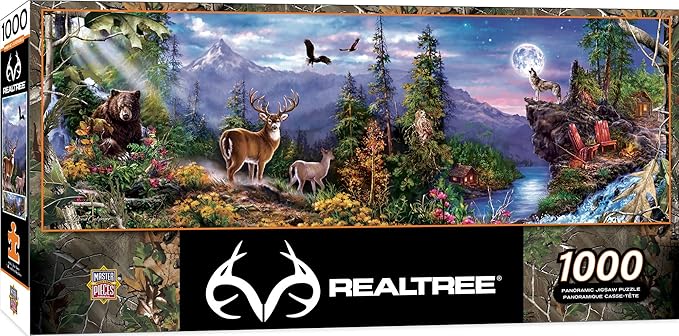 MasterPieces 1000 Piece Jigsaw Puzzle For Adults, Family, Or Youth - Realtree Panoramic - 13"x39