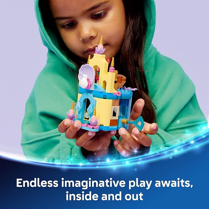 LEGO Disney Princess Ariel's Magical Mini Palace Building Toy - Little Mermaid Toys & Playset for Girls & Boys, Ages 5+ - Disney Gifts for Kids - 43285