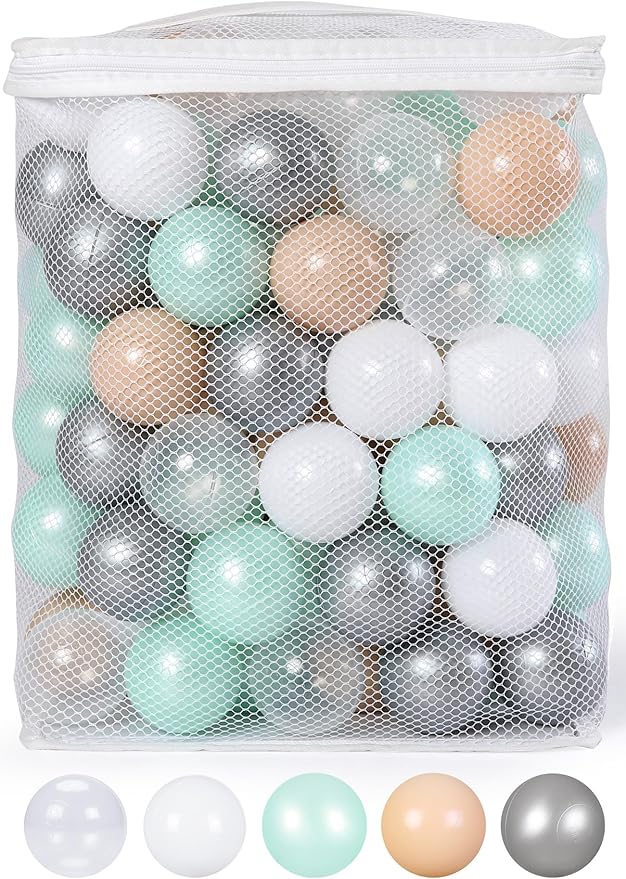 STARBOLO Ball Pit Balls for Toddlers Phthalate Free BPA Free Non-Toxic Crush Proof Play Balls for Toddlers Kids Pool Playhouse Pack of 100 200 500