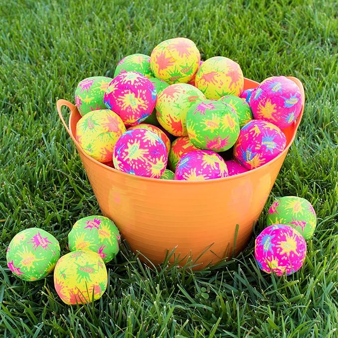 Super Z Outlet Water Splash Balls for Pool, Summer Beach Soaking Games and Fun Children Party Activities (12 Pack)