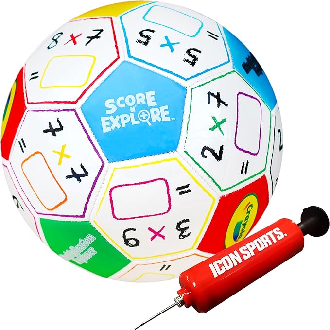 Crayola Official Soccer Ball - Unisex Kids - Multiplication Box Size 5