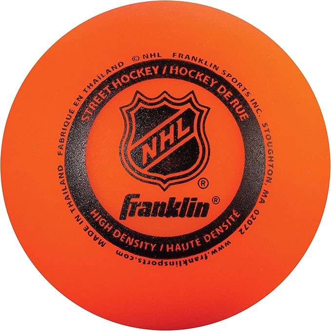 Franklin Sports NHL Street Hockey Balls - No Bounce Outdoor Street + Roller Hockey Balls - Official Size for Youth + Adult Street Hockey - Assorted Colors - 1, 2, 3, and 15 Bulk Packs
