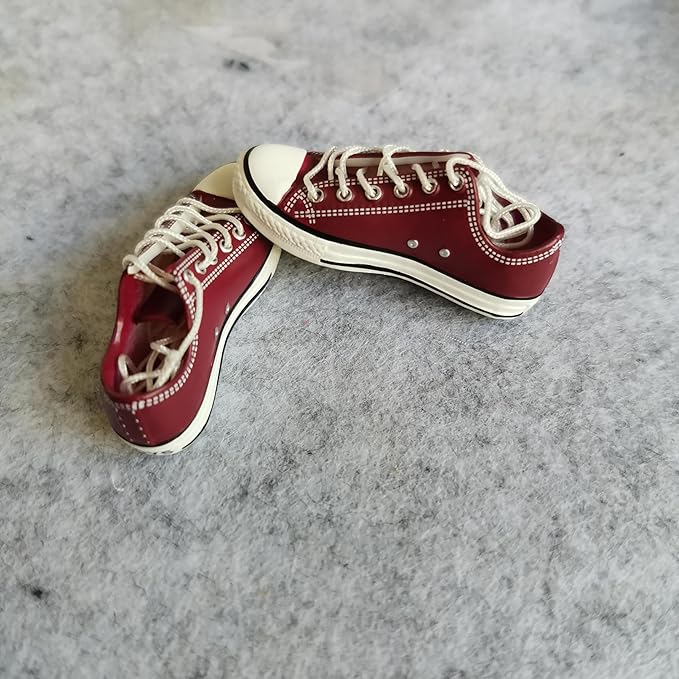 1:6 Scale Figure Shoes Sneakers Shoe for 1/6 12 inch Female Action Figure Phicen TBLeague (Red)