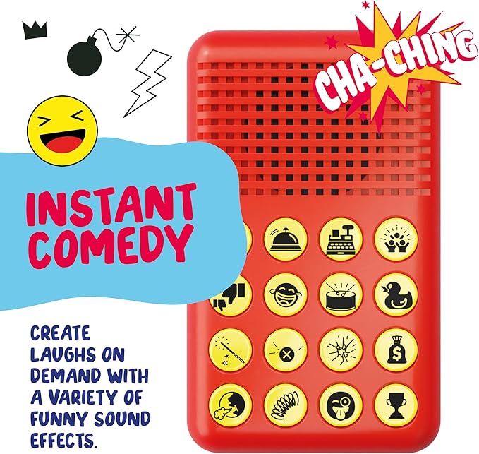 KNUCKLHEAD Sound Effects Machine - Easter Basket Stuffers - 16 Hilarious Sounds - Boys Prank Gifts for Kids- 6 7 8 9 10 Year Old Boy Gifts - Fun Boys Toys Age 8-13 - Cool Gadgets for Teens Easter Gift