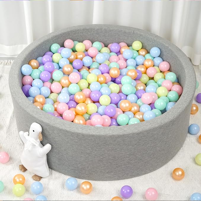 STARBOLO Ball Pit Balls for Toddlers Phthalate Free BPA Free Non-Toxic Crush Proof Play Balls for Toddlers Kids Pool Playhouse Pack of 100 200 500
