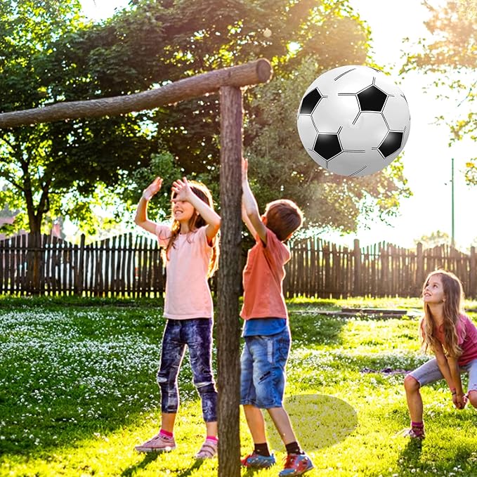 Beach Balls 3Pack - 27" Inflatable Soccer Balls Giant Inflatable Balls, Jumbo Pool Toys Beach Soccer Balls Summer Party Favors Swimming Pool Ball Outdoor Water Game Party Supplies