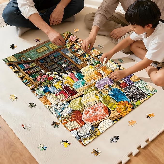 Puzzle for Adults 1000 Pieces,Soap Shop Puzzle, Challening Impossible Difficult Hard Fun 1000 Pieces Jigsaw Puzzles for Adults