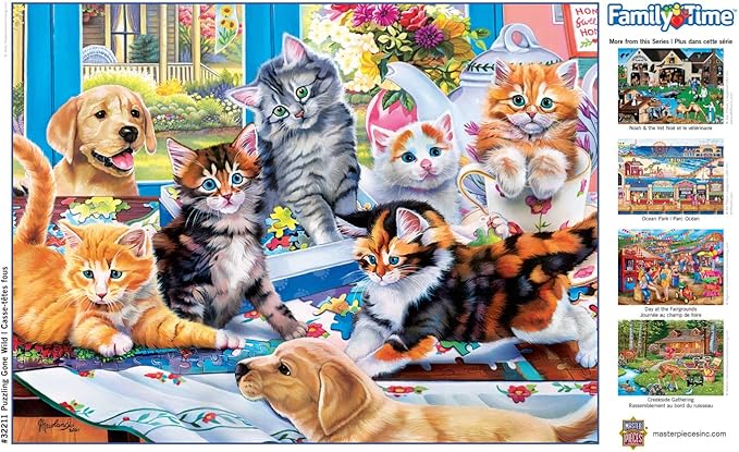 Masterpieces 400 Piece Jigsaw Puzzle for Adults, Family, Or Kids - Puzzling Gone Wild - 18"x24"