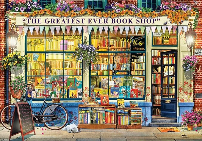 EuroGraphics (EURHR) The Greatest Bookstore in The World 1000Piece Puzzle 1000Piece Jigsaw Puzzle