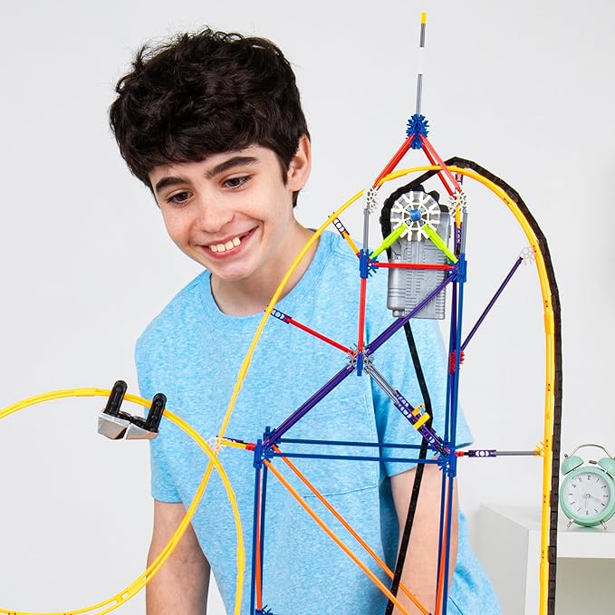 K'NEX - Amazin' 8 Coaster ‚ STEM Building Set, Kid Construction, Creative Play Toy‚ Ages 9+
