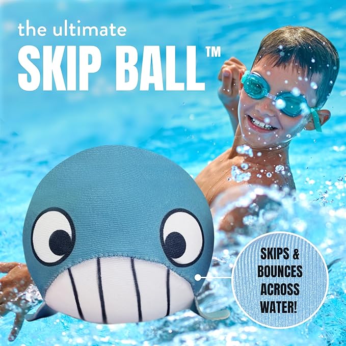 Activ Life The Ultimate Water Skip Balls, Water Bouncing Ball for Swimming Pool, Beach Toys for Friends, Family, Kids and Adults