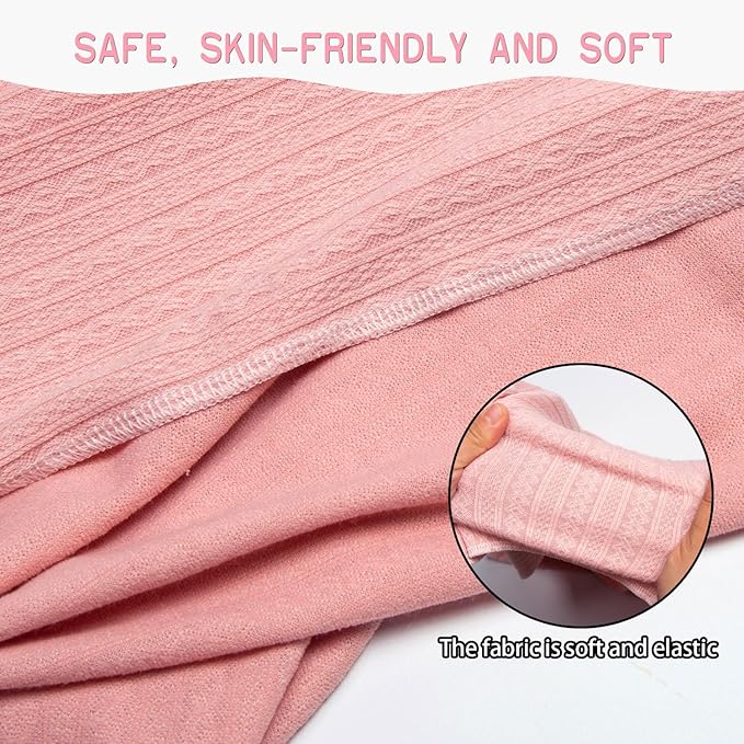 Reborn Baby Dolls Clothes Swaddle Blanket Set High Flexibility Blanket Fit 17-22 Inches Reborn Dolls Girl Fake Baby Clothes Accessories 4 Pieces of Pack