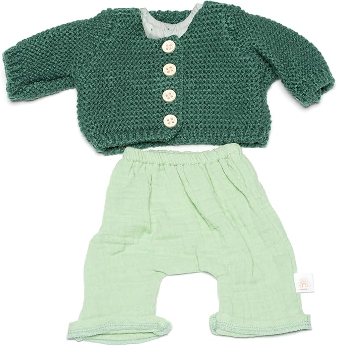 Miniland Clothes for Dolls 15" Forest Boy Set