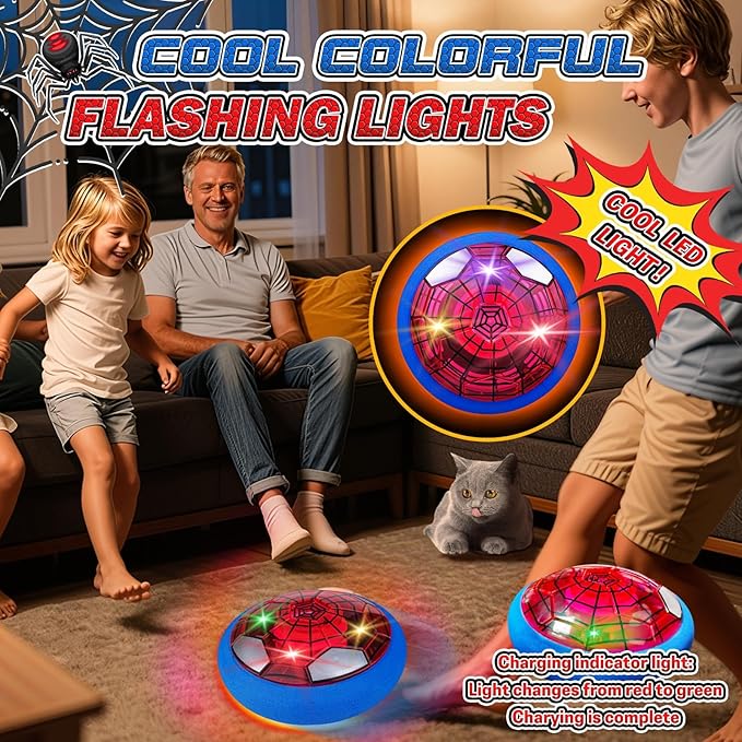 Hover Soccer Ball for Kids, Boy Girl Birthday Gifts, Outdoor Indoor Toy Games Gift for Boys Girls Age 5 6 7 8 9 10 11 12 Year Old, Kids Toys Hover Soccer Ball Boys Gift Idea for Age 6-12 Years Old