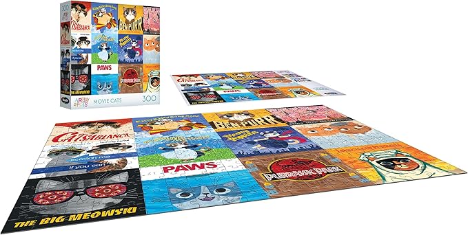 RoseArt - Planet Cat - Movie Cats - 300 Piece Jigsaw Puzzle for Adults