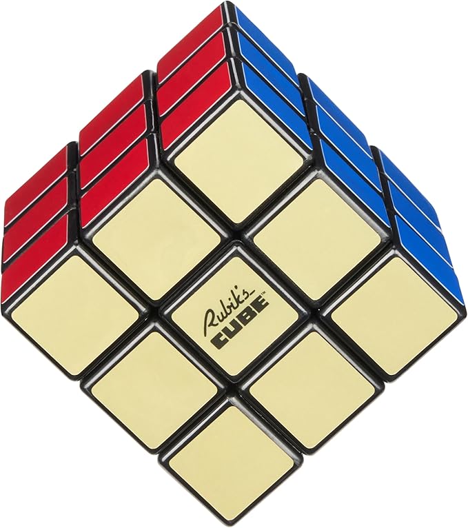Rubik’s Cube, Special Retro 50th Anniversary Edition, Original 3x3 Cube Collectible & Desk Décor, Problem-Solving Brain Teaser, Fidget Toy, Sensory Puzzle for Adults, Teens, Kids, for Ages 8 & Up