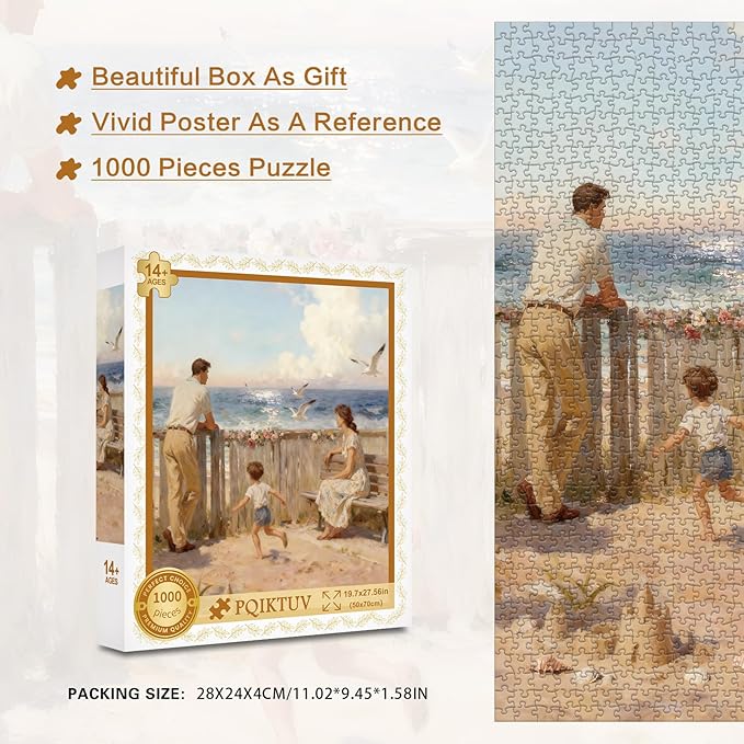 Puzzles for Adults 1000 Piece Jigsaw Puzzles with Letters on Back Impossible Challenge Puzzle Interlock Perfectly No Dust Wall Decoration(27.56x19.7 Inch)