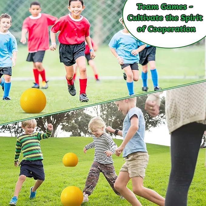 24 Pcs Playground Balls,6 Inch Inflatable Dodge Balls,Sport Bouncy Balls with a Hand Pump,Dodgeball Balls for Indoors Outdoors Ball Games,Gym,School,Camps,Picnic