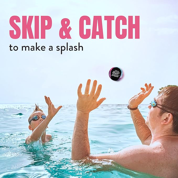 Activ Life The Ultimate Water Skip Balls, Water Bouncing Ball for Swimming Pool, Beach Toys for Friends, Family, Kids and Adults