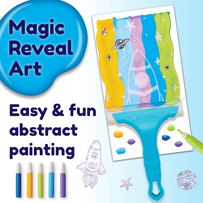 Creativity for Kids Squeegeez Magic Reveal Craft Kit: Outer Space - Craft Activities for Kids, Outer Space Gifts for Girls and Boys (Ages 7+)