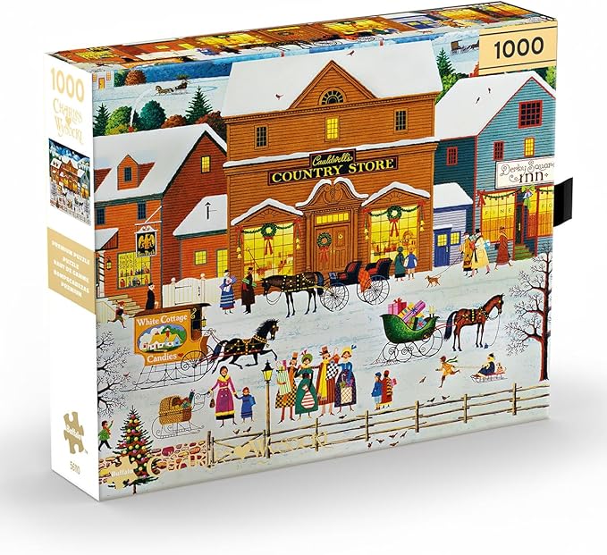 Buffalo Games – Cauldwell's Country Store - 1000 Piece Jigsaw Puzzle - Premium Gold Collection Giftable Puzzle for Adults – Precision-Cut Pieces, Beautiful Artwork