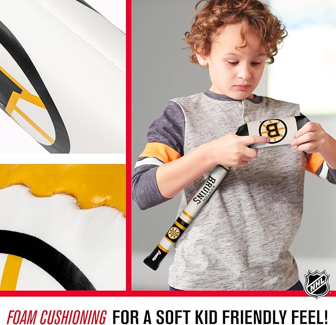 Franklin Sports NHL Team Mini Soft Hockey Stick Set - NHL Team Soft Foam Mini Hockey Stick and Ball - Great Toy for Kids